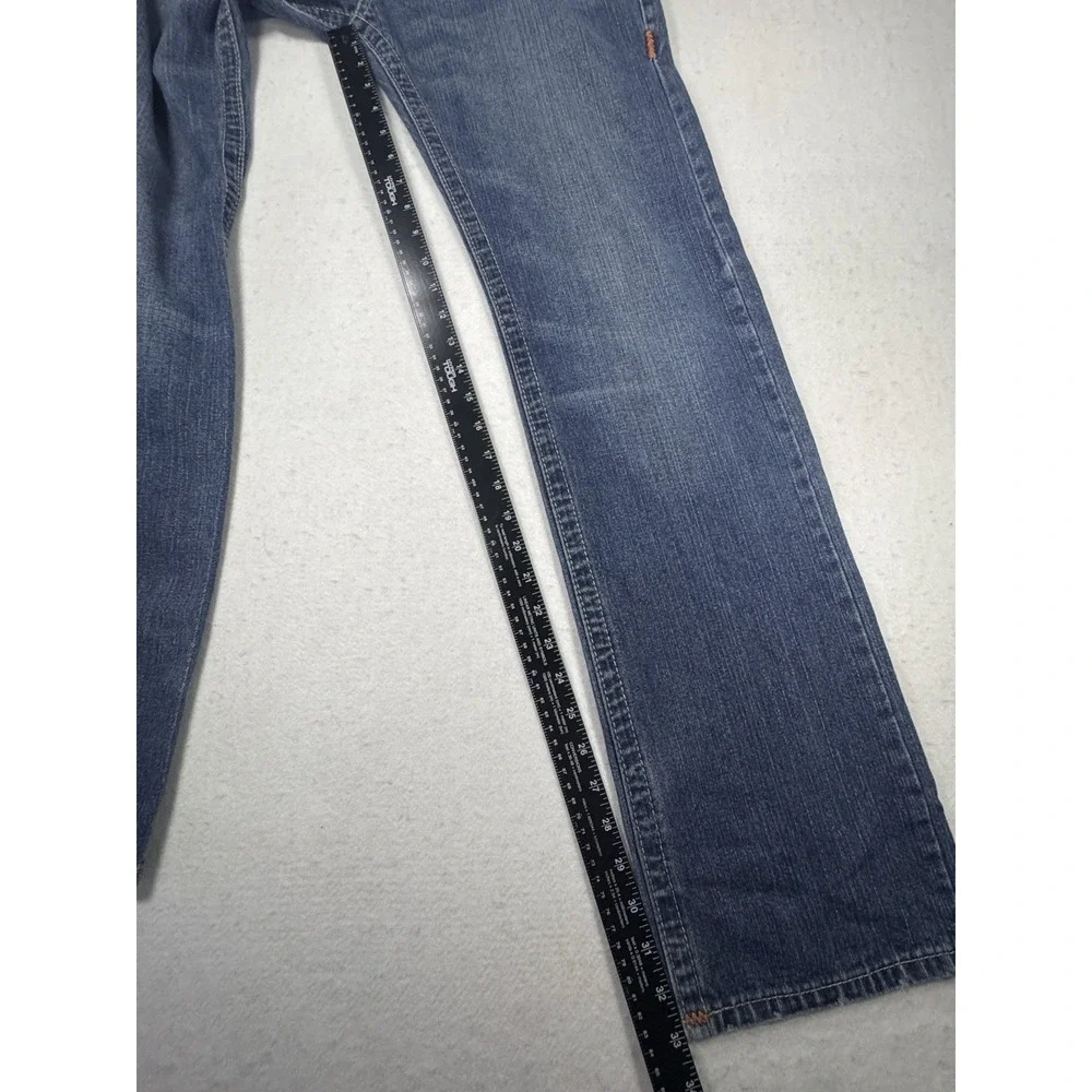 Y2K True Religion Joey SuperT Woman's 30/33 Jean Distressed/Missing Back Buttons